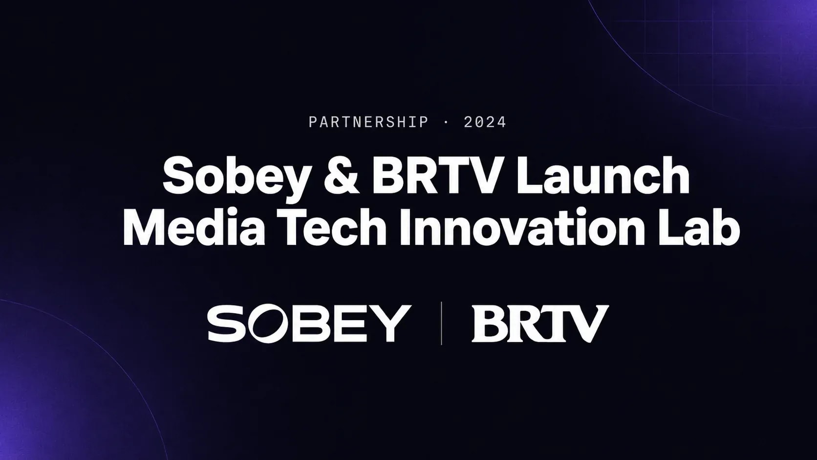 Sobey & BRTV Launch AI Integrated Media Innovation Lab